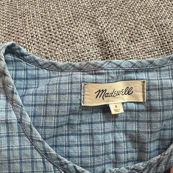 Madewell Gingham Top - Picture 2 of 2